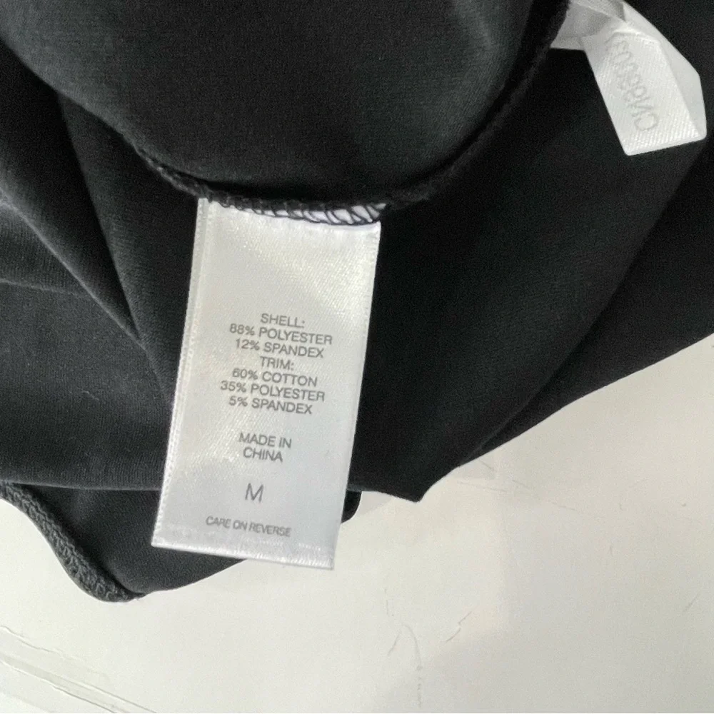 NY&C Black Ruffled Bodysuit Medium Tank Sleeveless NWT Retail $49.00 - Picture 8 of 8
